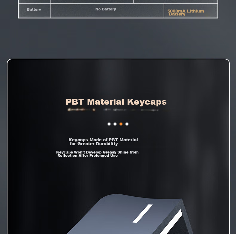 Langtu LT104 Thick Love Mechanical Keyboard Gaming Office Wired Customized Keyboard for Tablet Laptop 6