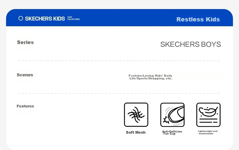 Skechers Kids Cloud Training Slip-On Sports Shoes Spring Summer 319108L 14