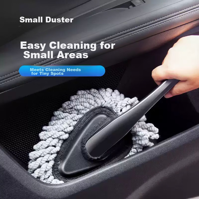 Meijia Life Car Wash Tool 2-Piece Set - Car Duster, Mop, Brush for Dust Removal and Interior Cleaning 7