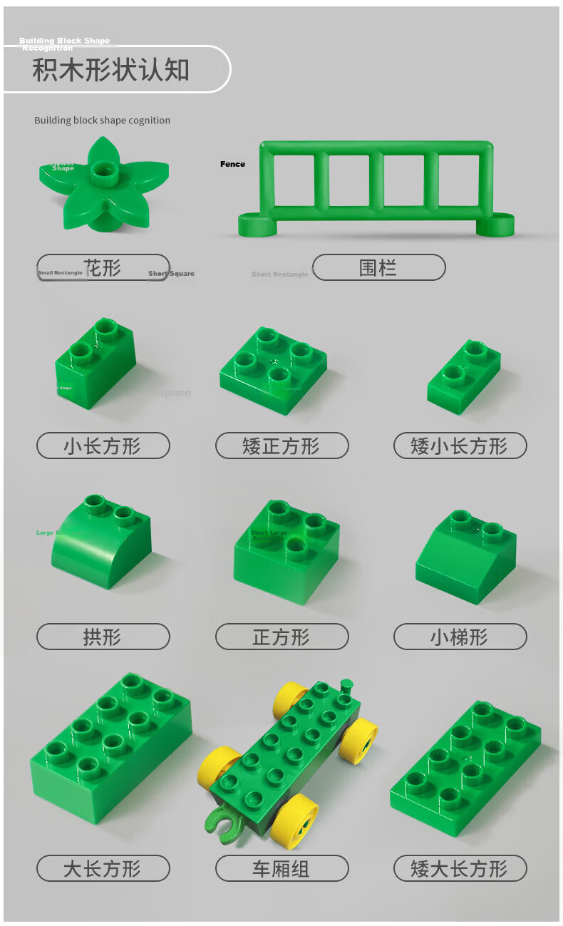 BULUQI Building Blocks, Large Particle Construction Set, Toys for Boys And Girls Aged 6-12, Birthday Gift 15