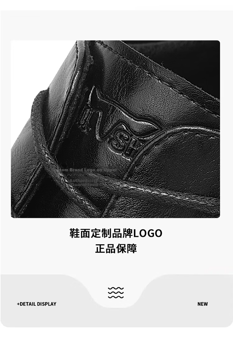 Bull Family Men's Summer Breathable Hollow Leather Sandals Business Formal Shoes British Style Commuter Wedding Derby Shoes 25