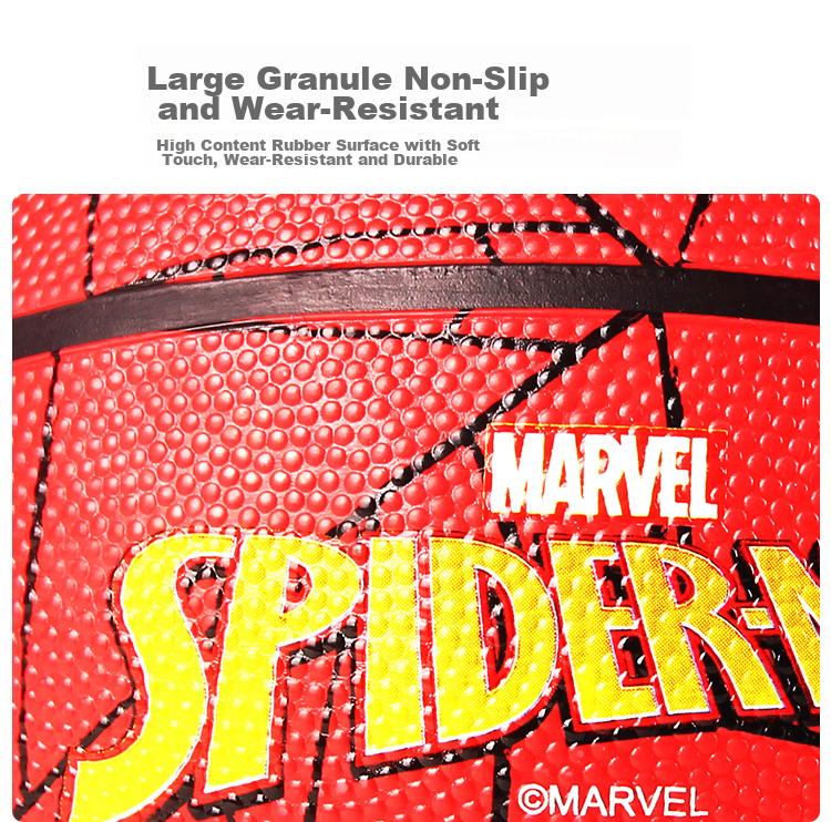 Disney Children's Basketball Size 5, Boys' Kindergarten And Elementary School Beginner Toy Ball, Durable Spider-Man Children's Day Gift 4