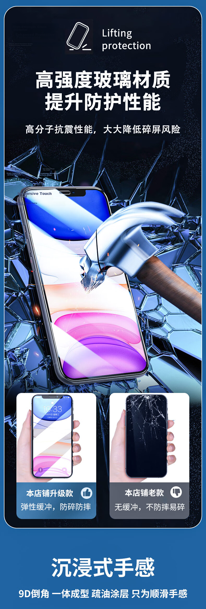 KOOLIFE iPhone 15 Pro Tempered Privacy Screen Protector, Dust-Free Installation, Corning Glass, Ultra-Thin, Drop-Resistant, Anti-Fingerprint 7