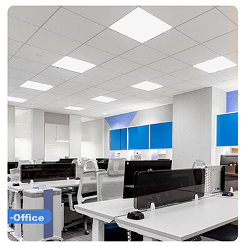 Jinggong Integrated Ceiling Light LED Panel Light Ultra-thin High CRI Office Light 88W White 600x600mm 10