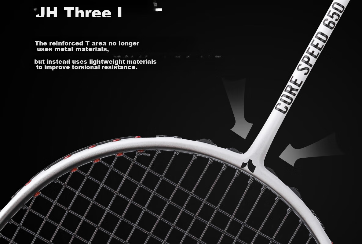 Yodiman Fresh White Pair of Badminton Rackets, Full Carbon Ultra-Light 6U Double Rackets 650+660 (Badminton Set) 19