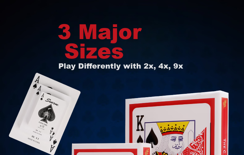 Wangjing Poker, 9 Times Oversized Playing Cards, Texas Hold'em Large Cards, Playing Cards for Outdoor Activities And Camping, Creative Board Game Accessories 3