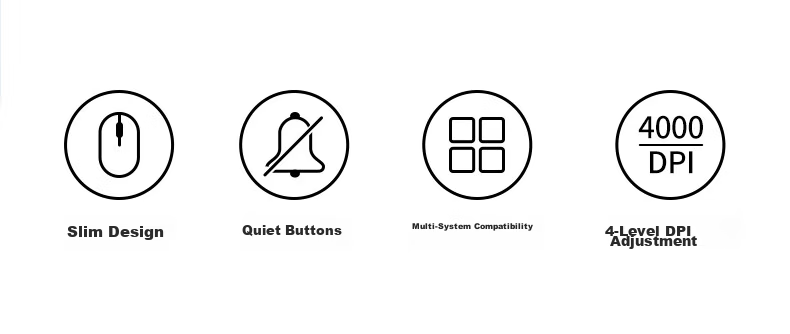 UGREEN Wireless Bluetooth Mouse, Stylish Cute Dual-Mode Mouse, Office Home Portable Quiet Rechargeable Mouse, Compatible with Mac Laptops IPad Tablets 4