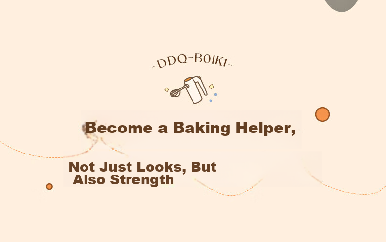 Bear Electric Egg Beater with Stand, Mini Handheld Cream Whipper for Baking, 304 Stainless Steel Automatic Mixer, Whipping Device DDQ-J02L1 4
