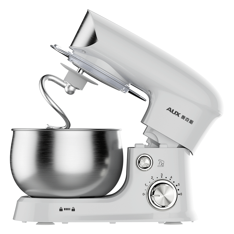 AUX Little White Bear Kitchen Machine Home Dough Mixer Multifunctional Kneading Machine Egg Beater 5L Cream Maker 1200W Fully Automatic Stirring Food Processor SC-226