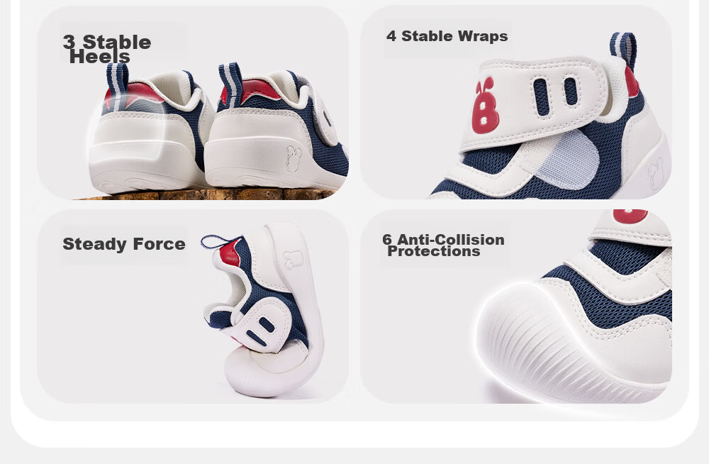 BOBDOG Toddler Shoes, Baby Walking Shoes, Soft Sole, Non-Slip, Spring Style, Anti-Collision, Functional Shoes for Boys And Girls, Infant Footwear, Khaki, Size 20 9