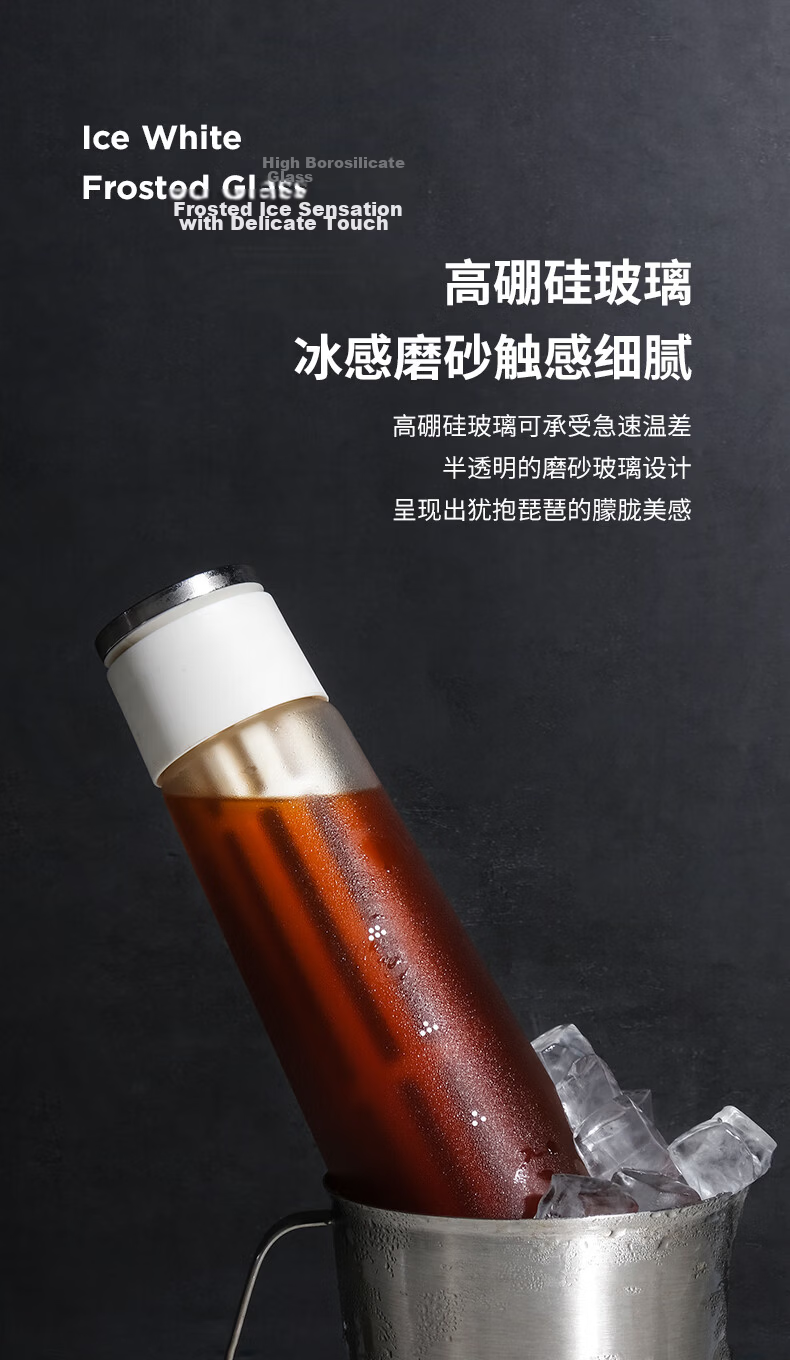 Timemore Ice Drip Cold Brew Coffee Maker Cold Brew Coffee Pot Fruit Tea Cold Brew Bottle Cold Brew Cup 600ML 3