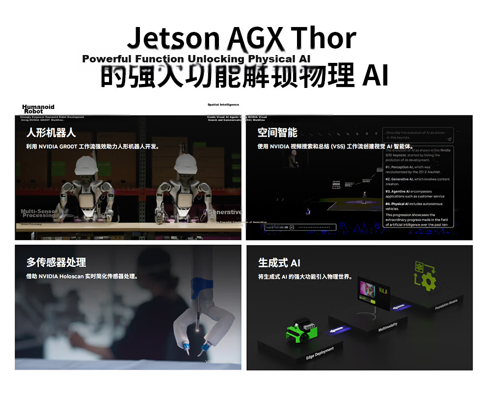 NVIDIA Jetson AGX Thor Developer Kit 2070 TFLOPS AI Smart T5000 Module 945-14070-0080-000 Development Board 21