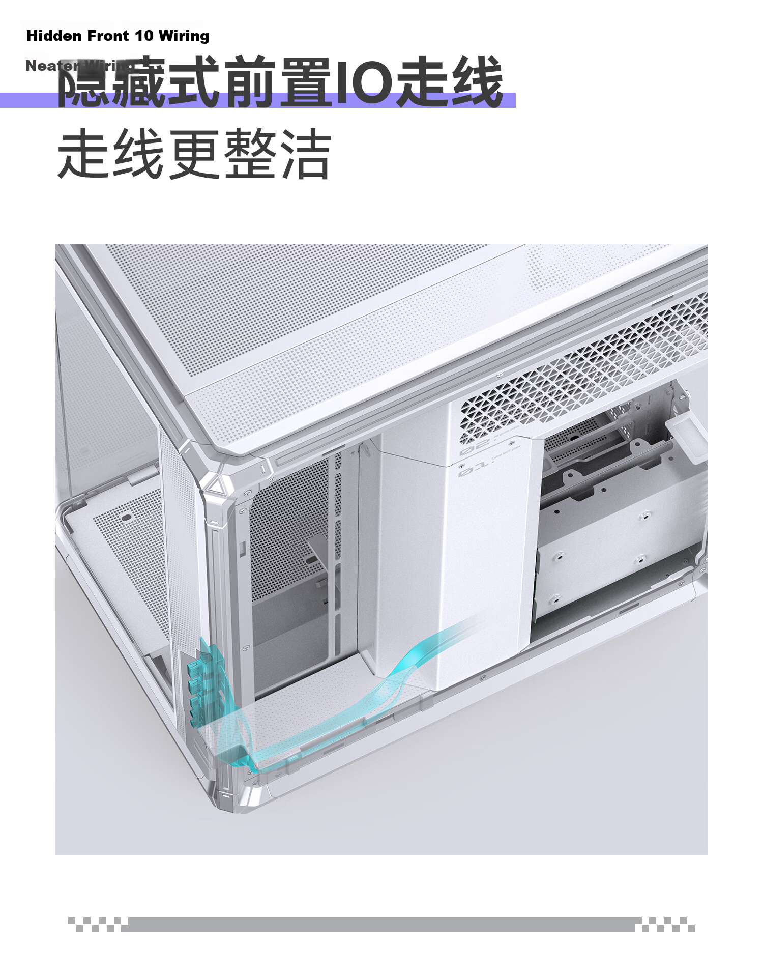 JONSBO X400CG White ATX Curved Seascape Case (Gaming Frame/360mm Water Cooling/5V ARGB Lighting/13 Fan Slots/Back I/O/Motherboard Airflow Design) 25
