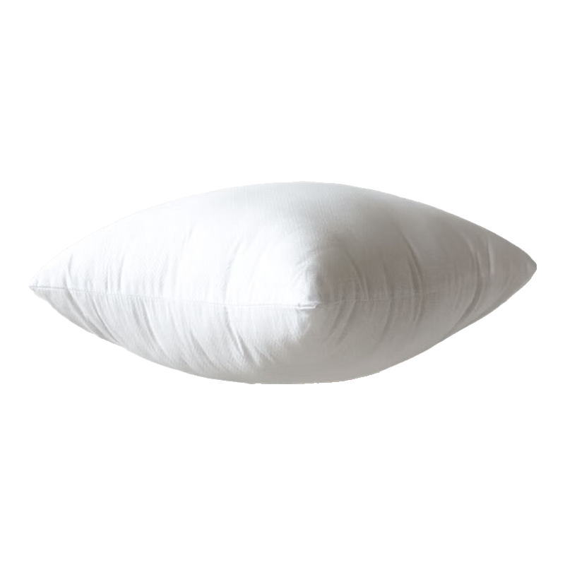 FOOJO Pillow Insert, Thickened Brushed Fluffy Comfortable, 50cm White (Compatible with 45cm Pillowcase)