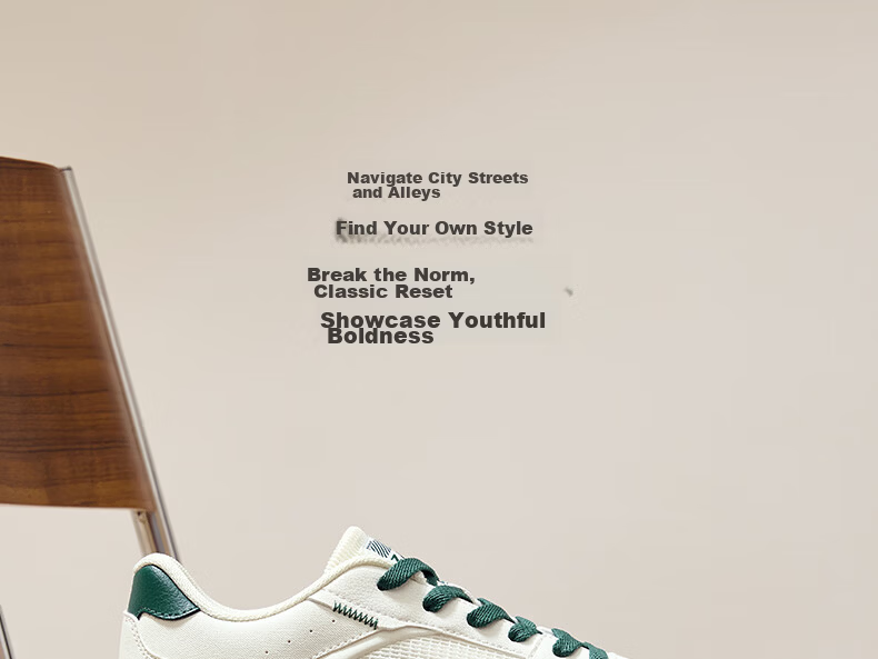 361° Men's Sports Shoes, Soda Autumn Mesh Breathable Lightweight White Sneakers, Men's Shoes 672516626-4 3