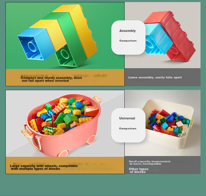 BULUQI Building Blocks, Large Particle Construction Set, Toys for Boys And Girls Aged 6-12, Birthday Gift 4