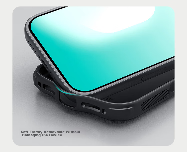 Nillkin Magnetic Case for iPhone 17 Pro Max Full Coverage Matte Anti-Slip Drop Protection Lens Raised Slim Minimalist Shield Pro Black 6
