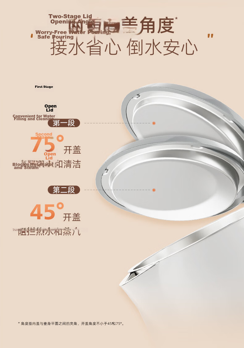 PHILIPS Electric Kettle 1.5L Stainless Steel 304 Food Grade Seamless Auto Shut-Off One-Touch Keep Warm Temperature Control HD9366 Gift 9