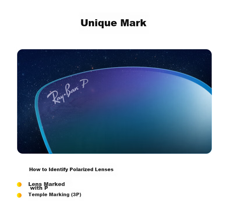 Ray-Ban Square Sunglasses Outdoor UV Protection Polarized Shades 0RB4391D 21