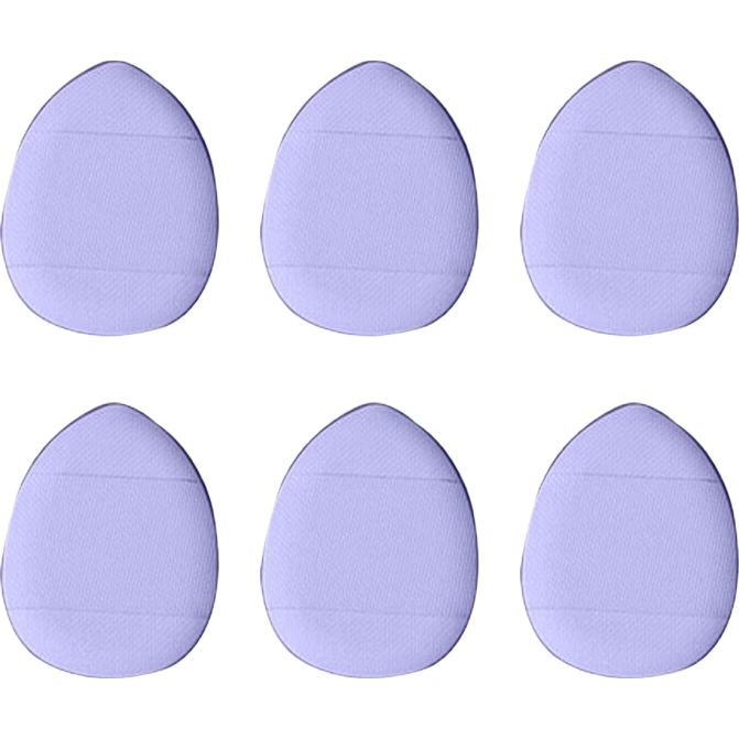 LiQing Strawberry Mousse Makeup Sponge [4pcs] Dual-Use Cosmetic Beauty Blender Foundation Puff Wet and Dry