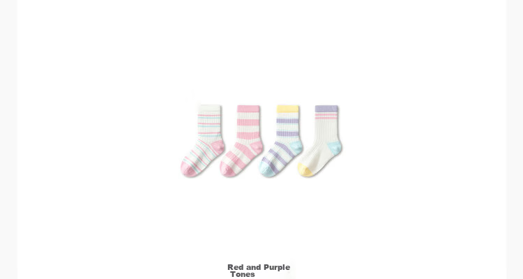 Balabala Kids Socks Summer Mesh Breathable Boys Girls Short Socks Soft Cotton Elastic Comfortable 5 Pairs Pack 31