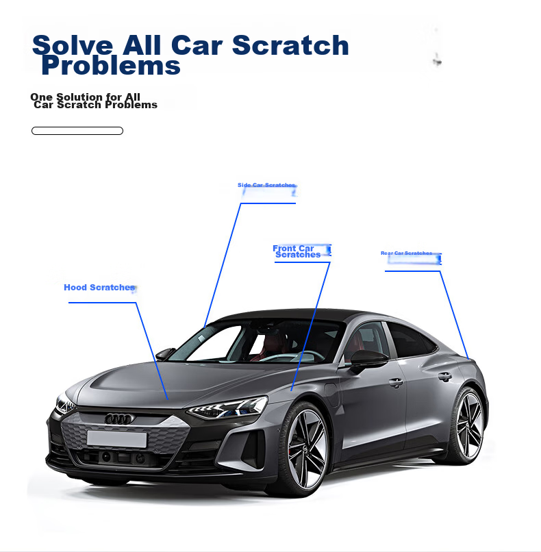 Pulv Car Touch-Up Paint Pen, Self-Spray Paint for Repairing Scratches, Specialized Blue Paint for BYD And Volkswagen, Universal Use 13