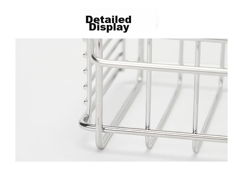 MUJI Stainless Steel Hanging Draining Rack Kitchen Sink Drainer 33x9.7x6.2cm 10