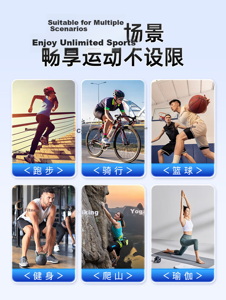 Li-Ning Knee Brace, Meniscus Sports Joint Patella Strap Synovium, Thin Summer Version for Men And Women, Running Hiking Badminton Knee Protector 16