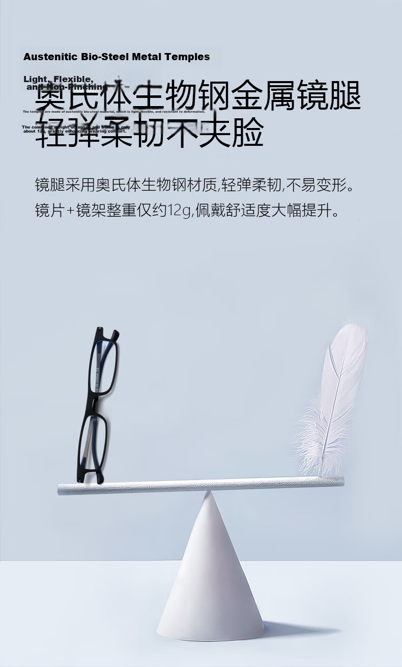 WESEE Reading Glasses for Men, German Imported Portable High-End Brand Genuine Foldable Anti-Blue Light Glasses +2.25 Diopters 6