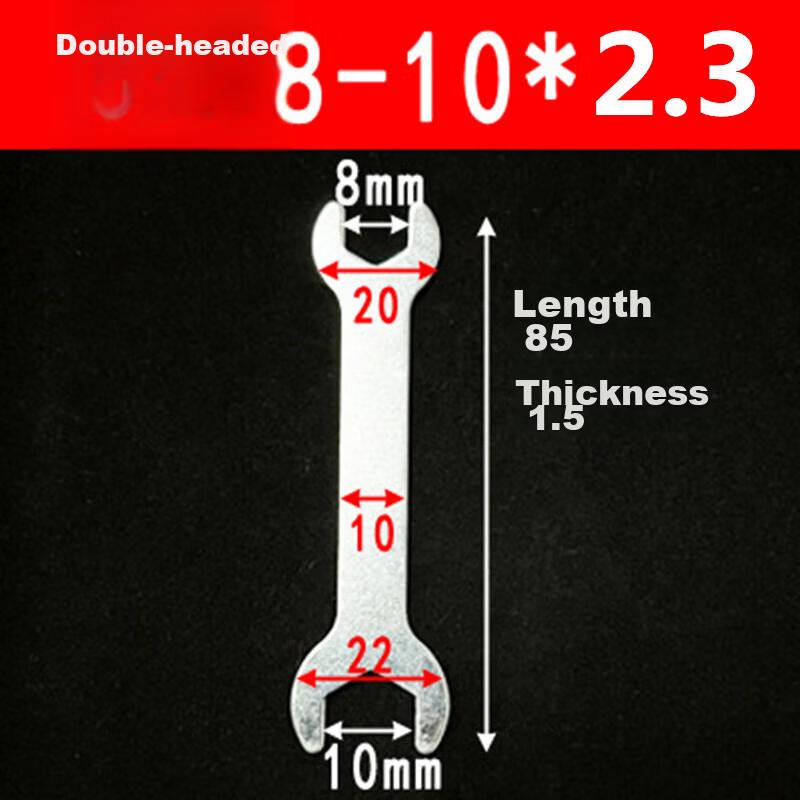 Meipai Ultra-thin Open-end Wrench Furniture Bathroom Toy Appliance Installation Easy Disposable Single-head Double-head Fixed Wrench Set 3