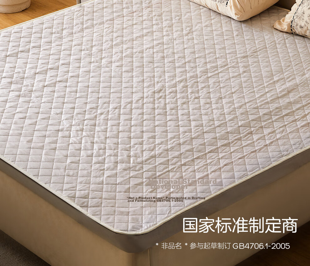Rainbow High-Temperature Protection Double Quick-Heating Touch-Control Mite-Removal Timed Water Heating Blanket 2*1.8m 2