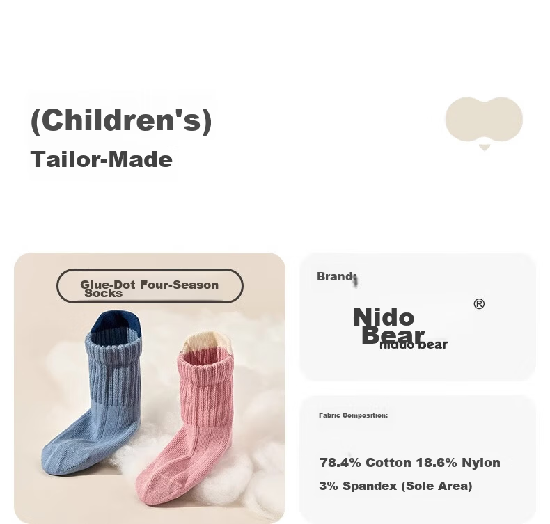 Niduoxiong Baby Floor Socks, Comfortable And Breathable for Spring And Autumn, Indoor Walking Socks for Toddlers, Insulating Non-Slip Socks, Baby Floor Socks 19