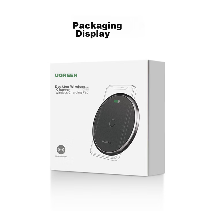 UGREEN Wireless Charger for Apple iPhone 17/16/15/14/13/12/X Pro Max, Huawei, Xiaomi, Samsung Android Phones and Earphones, 15W Charging Pad Dock 15