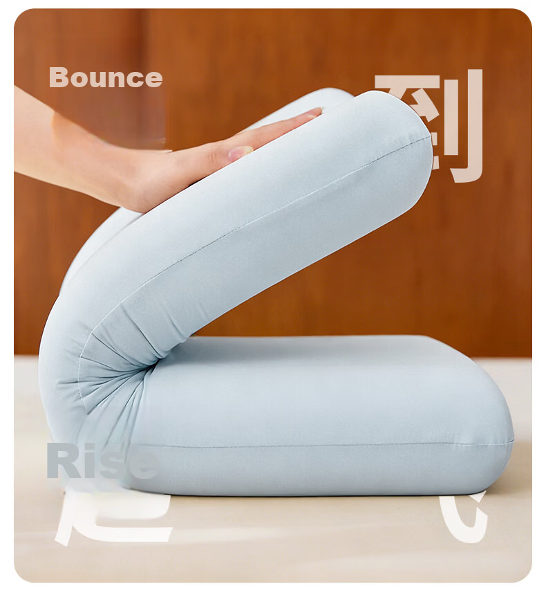 Grace Class A Children's Growth Neck Support Memory Pillow Memory Foam Kids Primary School Pillow Zero Pressure Deep Sleep Pillow 28*48cm 7