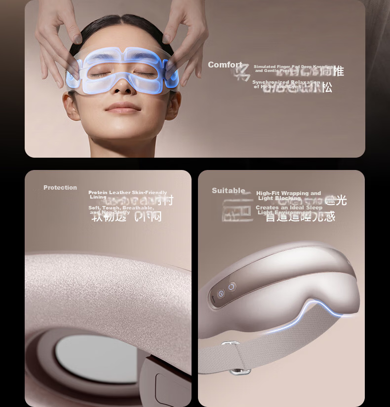 PHILIPS Eye Care Massager 5204E Purple - Eye Massager Instrument, Eye Protection Device, Atomizing Massage Eye Mask for Dry and Moist Eyes, Gift for Girlfriend or Wife, Birthday and Christmas Special  8