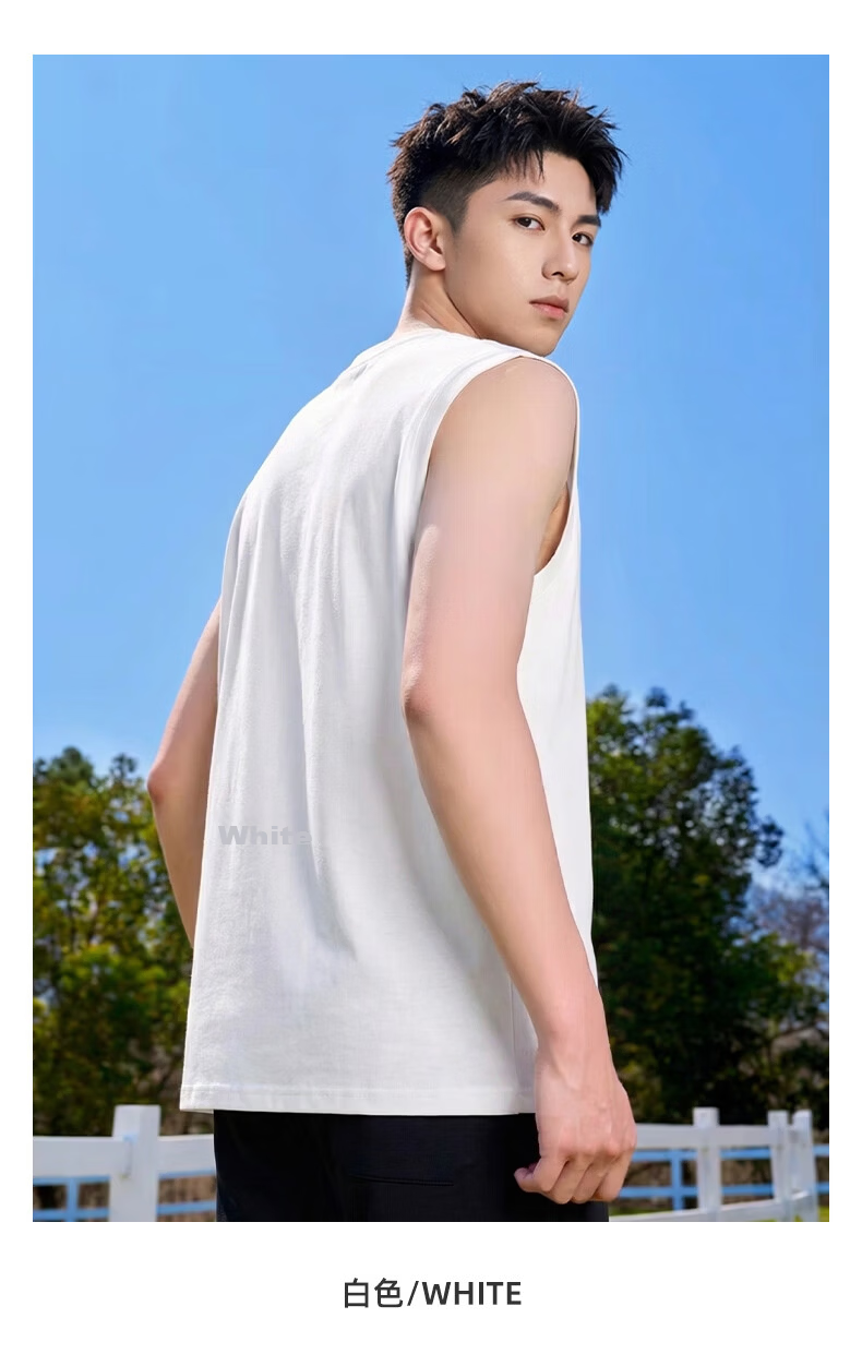 Dickies American Vintage Wide Shoulder Cotton Vest Men 2026 Summer New Outdoor Sports Loose Breathable Sweat-Resistant Top 12