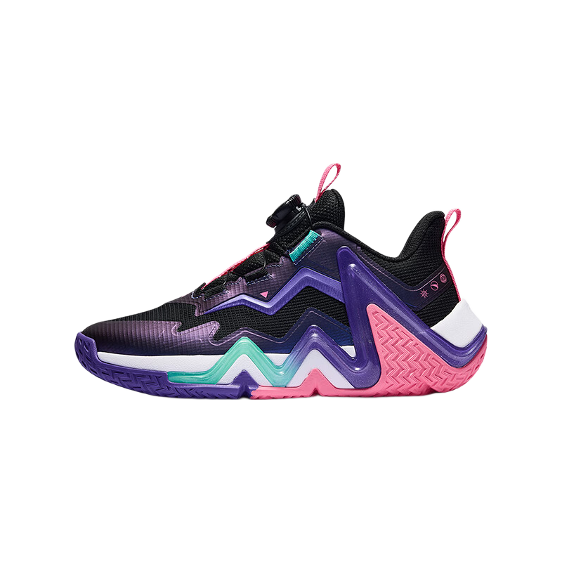 Anta Kids Boys Sports Shoes 2026 Non-slip Wear-resistant Breathable Shock-absorbing Reverse Scale Basketball Shoes A12631115
