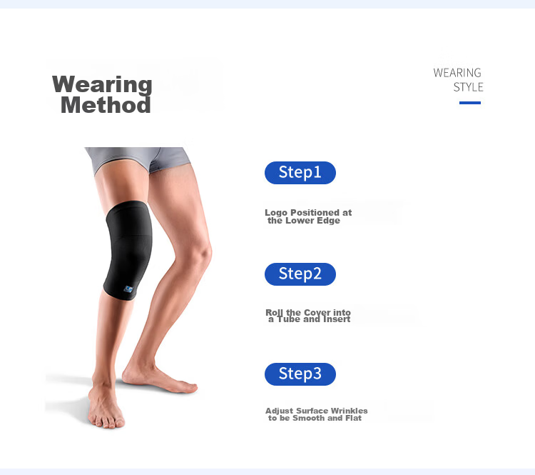 LP 647R1 Outdoor Warm Sports Knee Pads for Volleyball, Badminton, Running, Non-Slip Protective Gear for Men And Women, All-Season Use, Size S 12