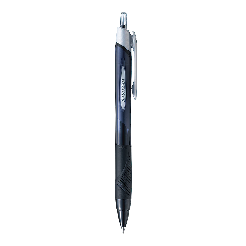 Uni Mitsubishi JETSTREAM Series Retractable Ballpoint Pen SXN-150 Smooth 0.38mm Black Barrel Black Ink Single Pack Back to School Student Office Use