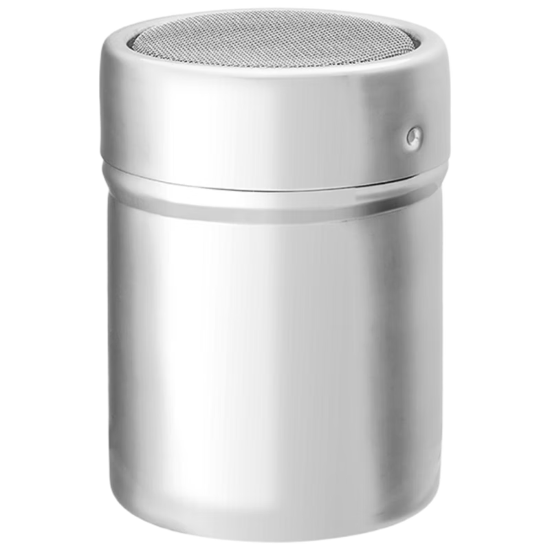 CLITON Stainless Steel Powder Shaker Decorative Coffee Cocoa Powder Dispenser Coffee Latte Art Mold Sugar Salt Shaker Powder Container