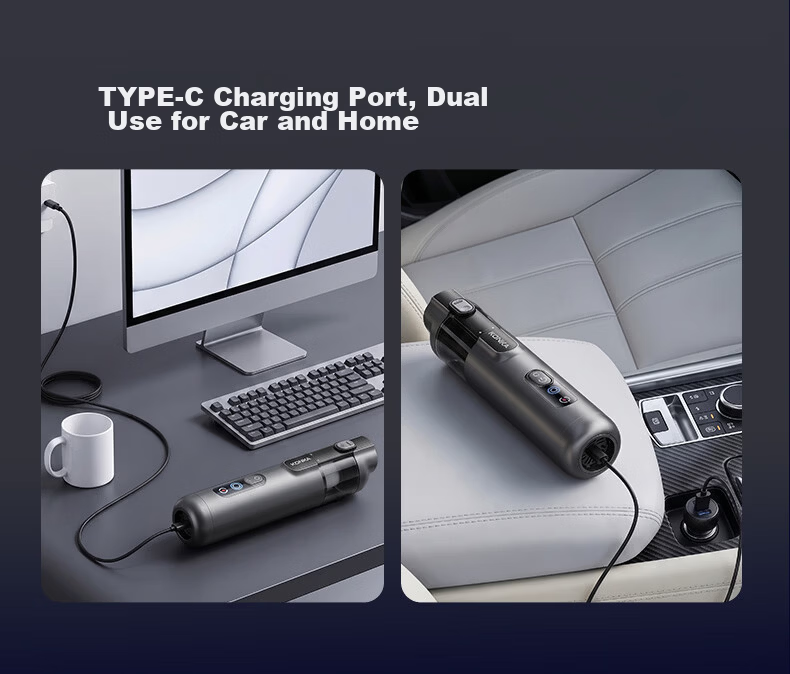 Konka Handheld Car Vacuum Cleaner High Power Cordless Portable Multi-functional Car Home Outdoor Use 19