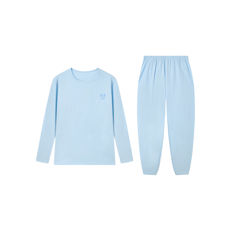 361° Kids Children's Sleepwear Autumn Winter 25 Boys and Girls Skin-friendly Long Sleeve Long Pants Homewear Set Blue 150