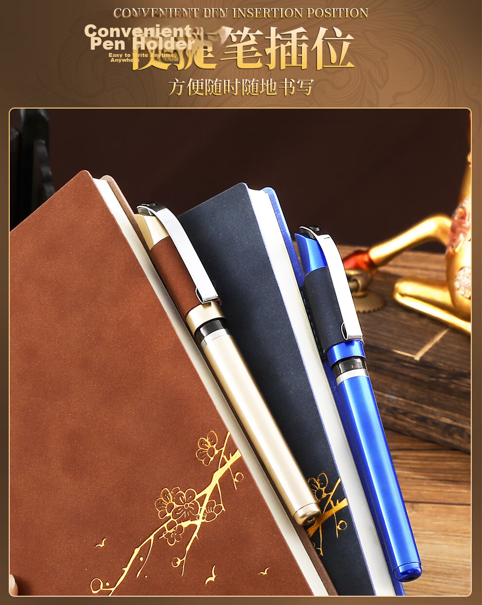 Longe Notebook Stationery Gift Box Set, Forbidden City Cultural And Creative Notebook Set, High-Quality Souvenir, Event Venue Small Gifts, Mid-Autumn Festival Gifts for Men And Women Teachers, Customizable 10