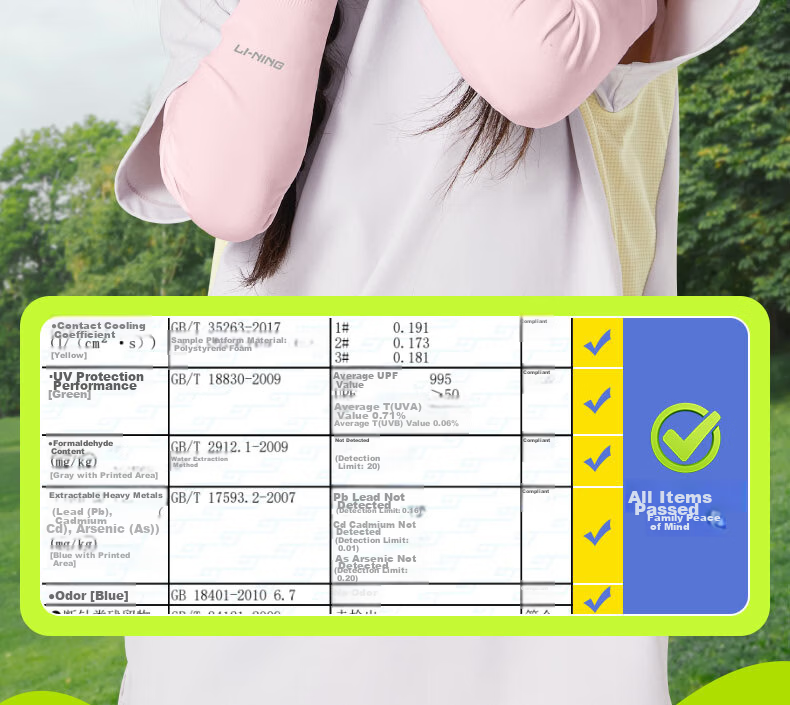 Li-Ning Children's Ice Sleeves Sun Protection Arm Sleeves Ice Silk Arm Guards for Boys And Girls Aged 3-14 Outdoor Sun Protection Mosquito Repellent UV Protectio 8