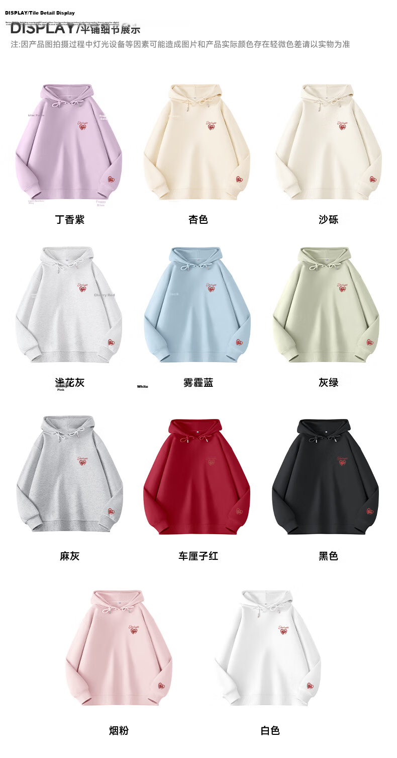 TonLion Women's Fleece-Lined Hoodie Autumn Winter New Lamb Wool Thick Warm Loose Trendy Top for Petite 5