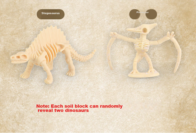 Babamama Volcano Eruption Science Experiment Kit, Dinosaur Model, Children's Toy, Student DIY Handmade Craft 17