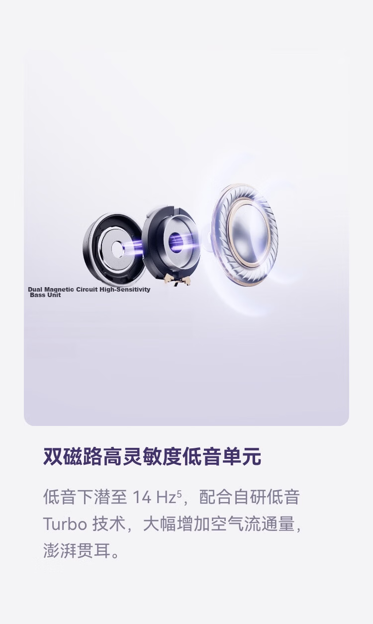 HUAWEI FreeBuds 6 Yuexiang Earphones, Bluetooth Semi-Open Headphones, Two-Way Silent Communication, Translation Function, Water Drop Earphones, Rose Gold 18