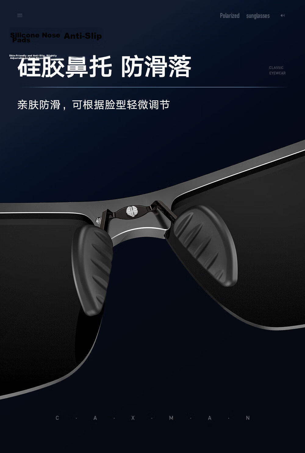 CAXMAN Day and Night Vision Sunglasses for Men, Night Driving Glasses with Enhanced Nighttime Road Brightening, Polarized Sunglasses for Drivers 7