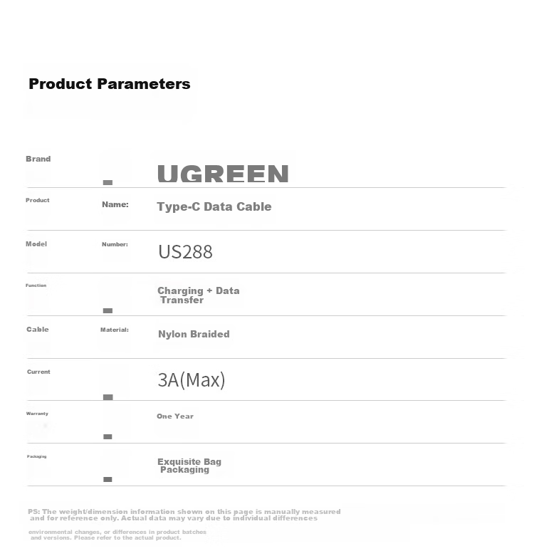 UGREEN Compatible with Apple 18 Charging Cable, Type-C Data Cable, USB-C Car Charger for CarPlay, IPhone 18/17e/16 Pro Max, Huawei Honor Phones, IPad, 1 Meter 3A 27