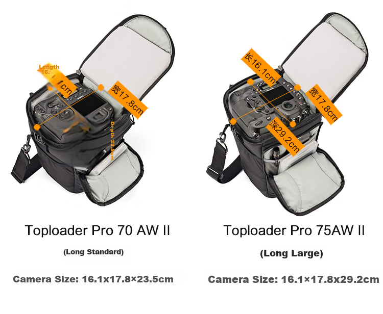 LOWEPRO Leshebao Format 160 Style DSLR And Mirrorless Camera Bag, Shoulder Photography Bag, Crossbody Travel Portable Photography Small Bag, Black LP36512-0WW 11
